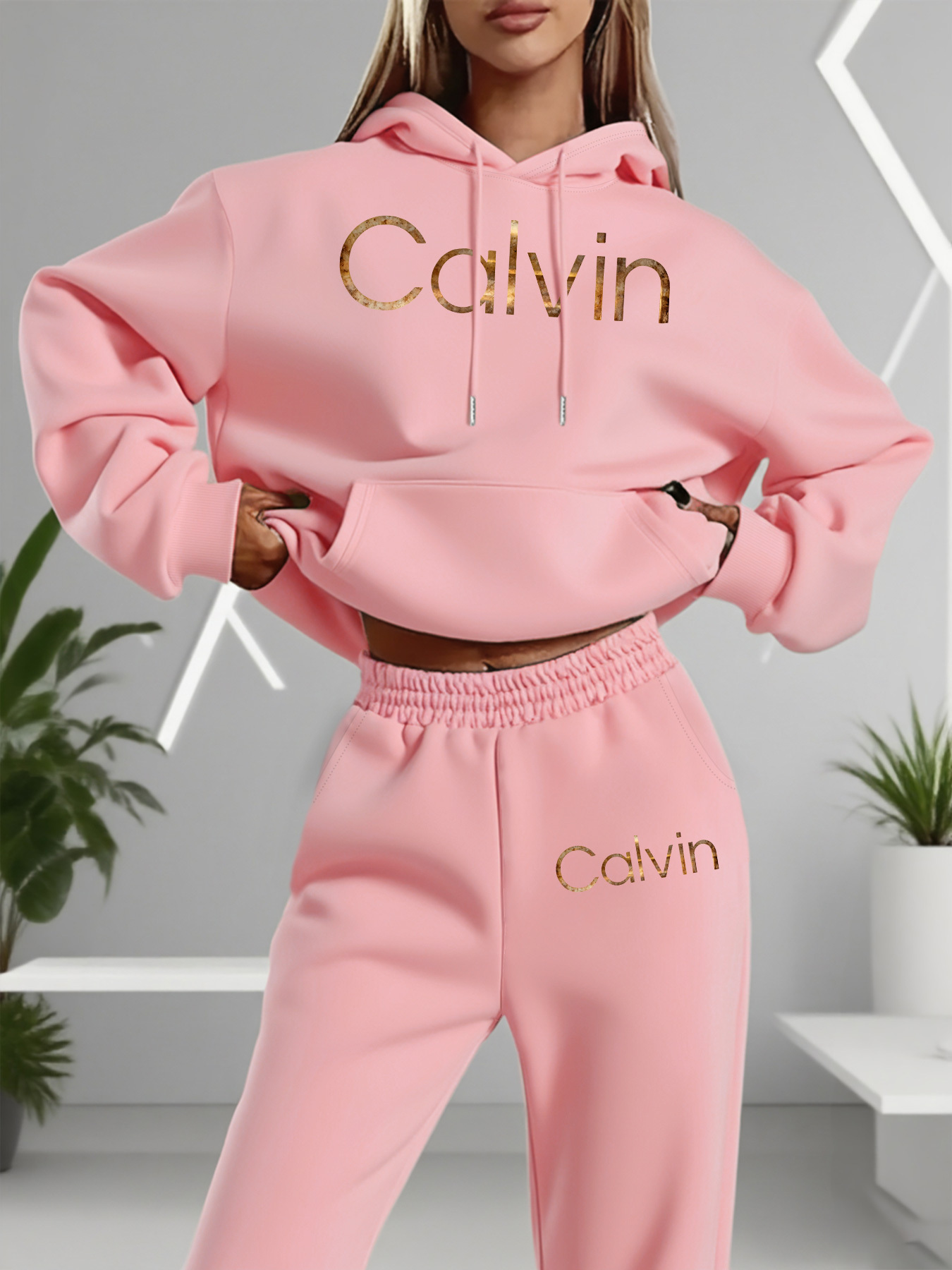 Women And Men Fashion - Women's fashion pullover and pants set,