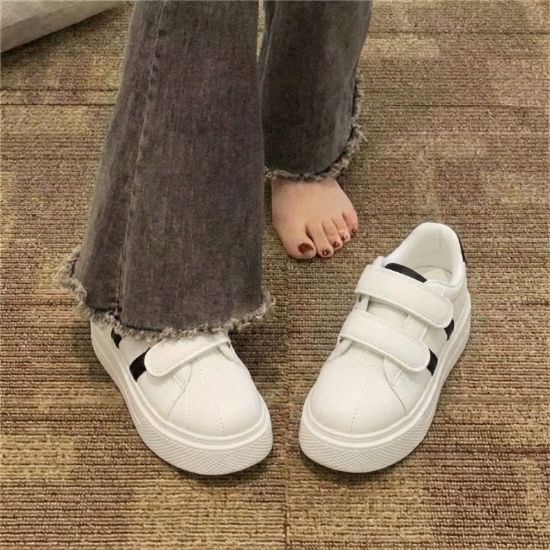 Women'S Fashion Velcro Sneakers - Spring and Autumn Women's Comfortable Round