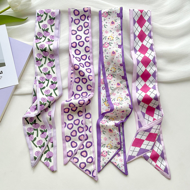 Women Fashion Necktie - New Luxury Narrow Short Woman's Silk