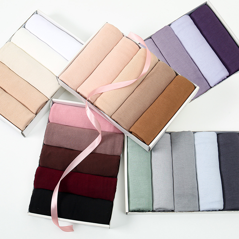 Women'S Fashion Headbands - Premium Modal Cotton Jersey Hijab Scarf