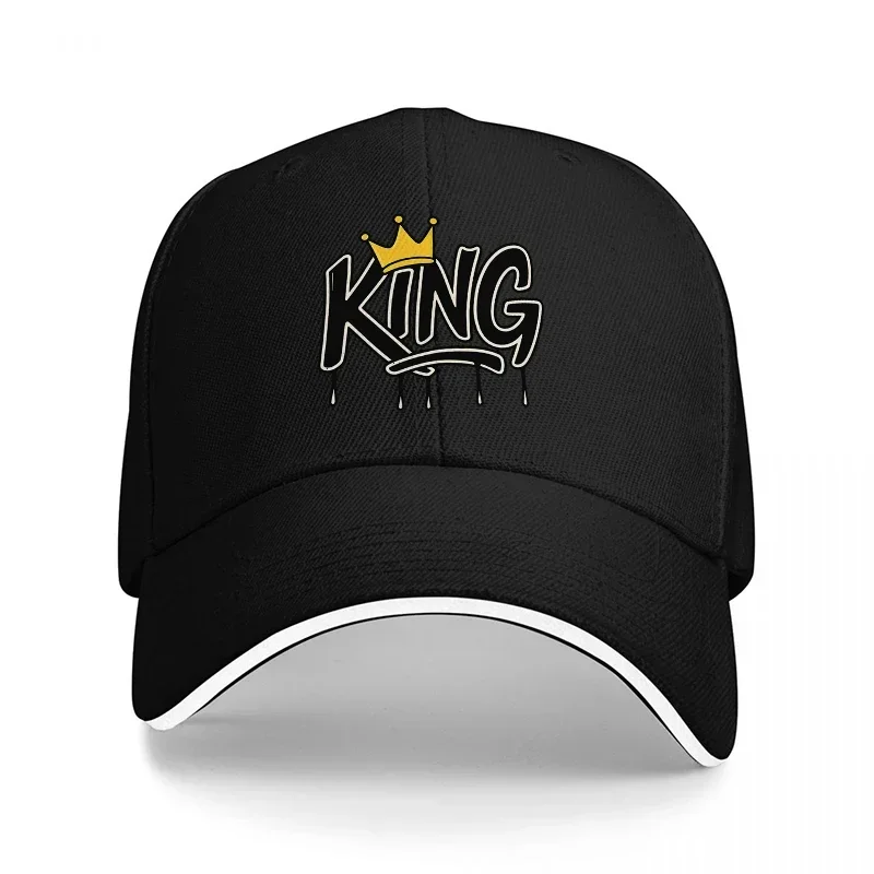 Women Fashion Logo Design - New KING Crown Logo Baseball Cap