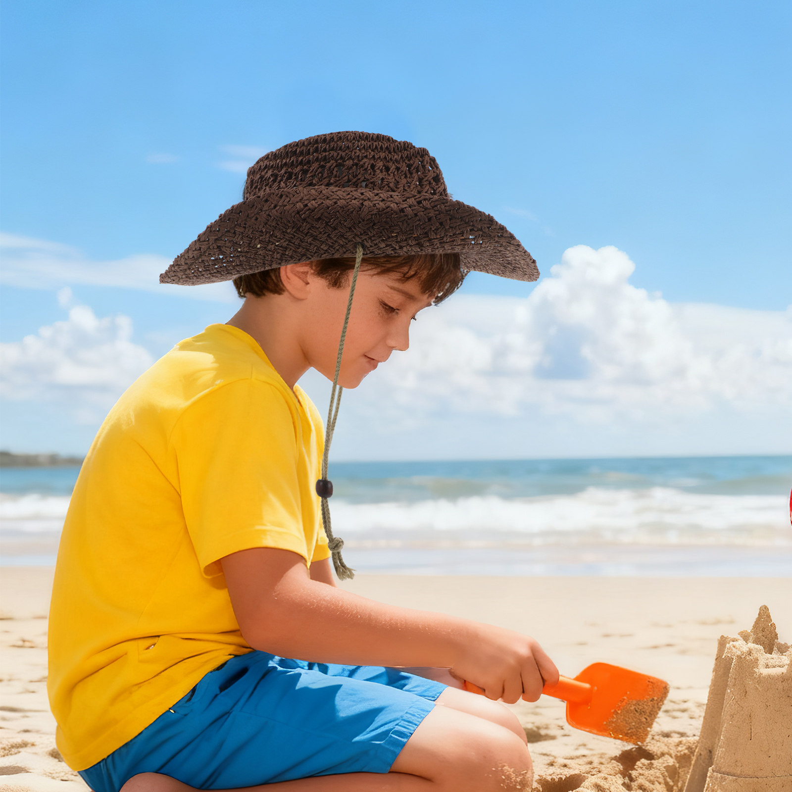 Kids Straw Cowboy Hat Western  - огляд і ціна Straw Hat Summer