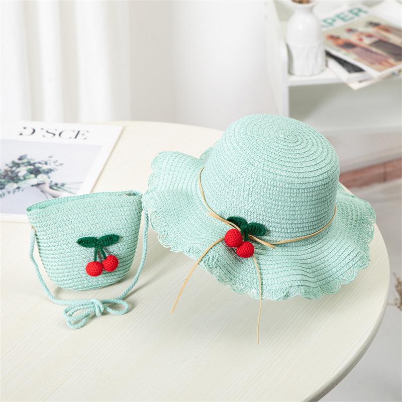 Kids Hat For Girls 2-7Y Straw  - огляд і ціна Straw Hat Summer