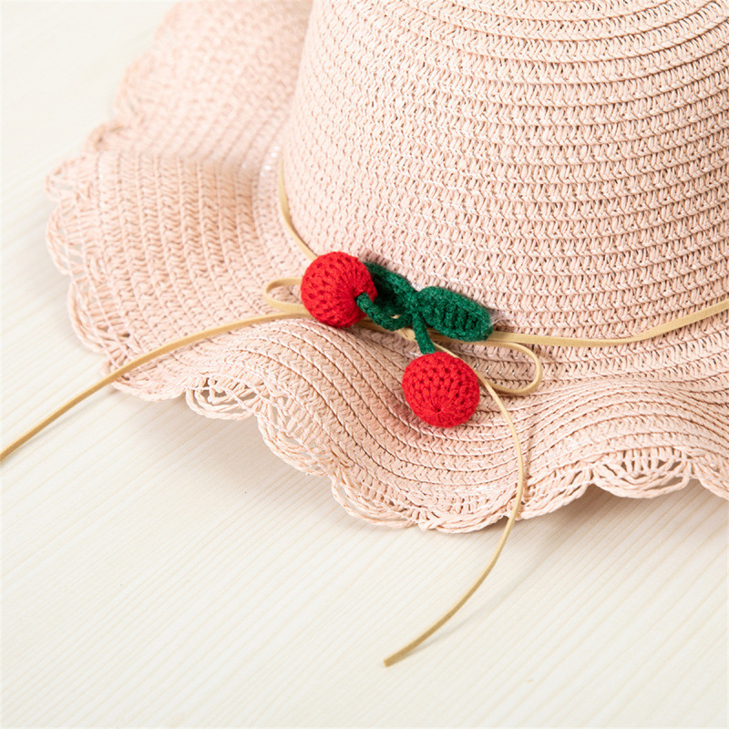 Kids Hat For Girls 2-7Y Straw  - огляд і ціна Straw Hat Summer