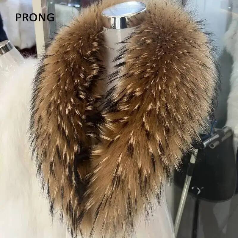 Natural Raccoon Fur Collar Rea - огляд і ціна Women'S Fashion Essentials