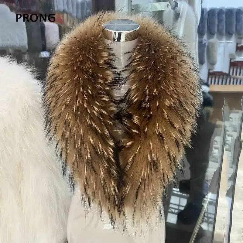 Natural Raccoon Fur Collar Rea - огляд і ціна Women'S Fashion Essentials