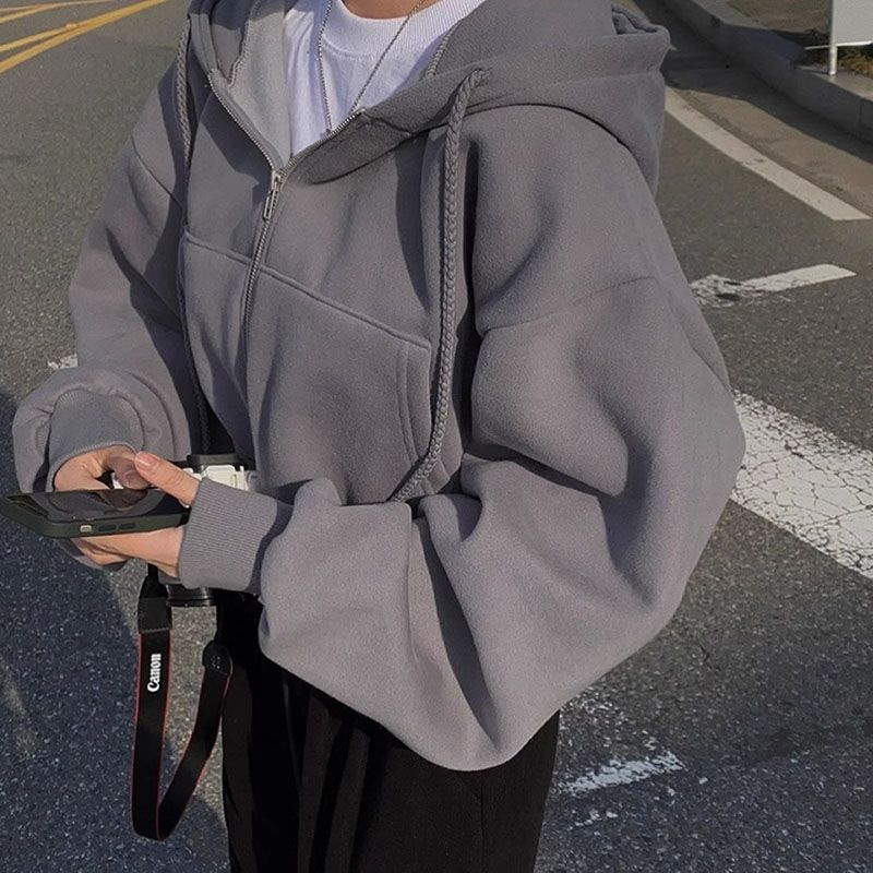 Fashion Zipper Hood Sweatshirt - огляд і ціна Women'S Fashion Zip Hoodie