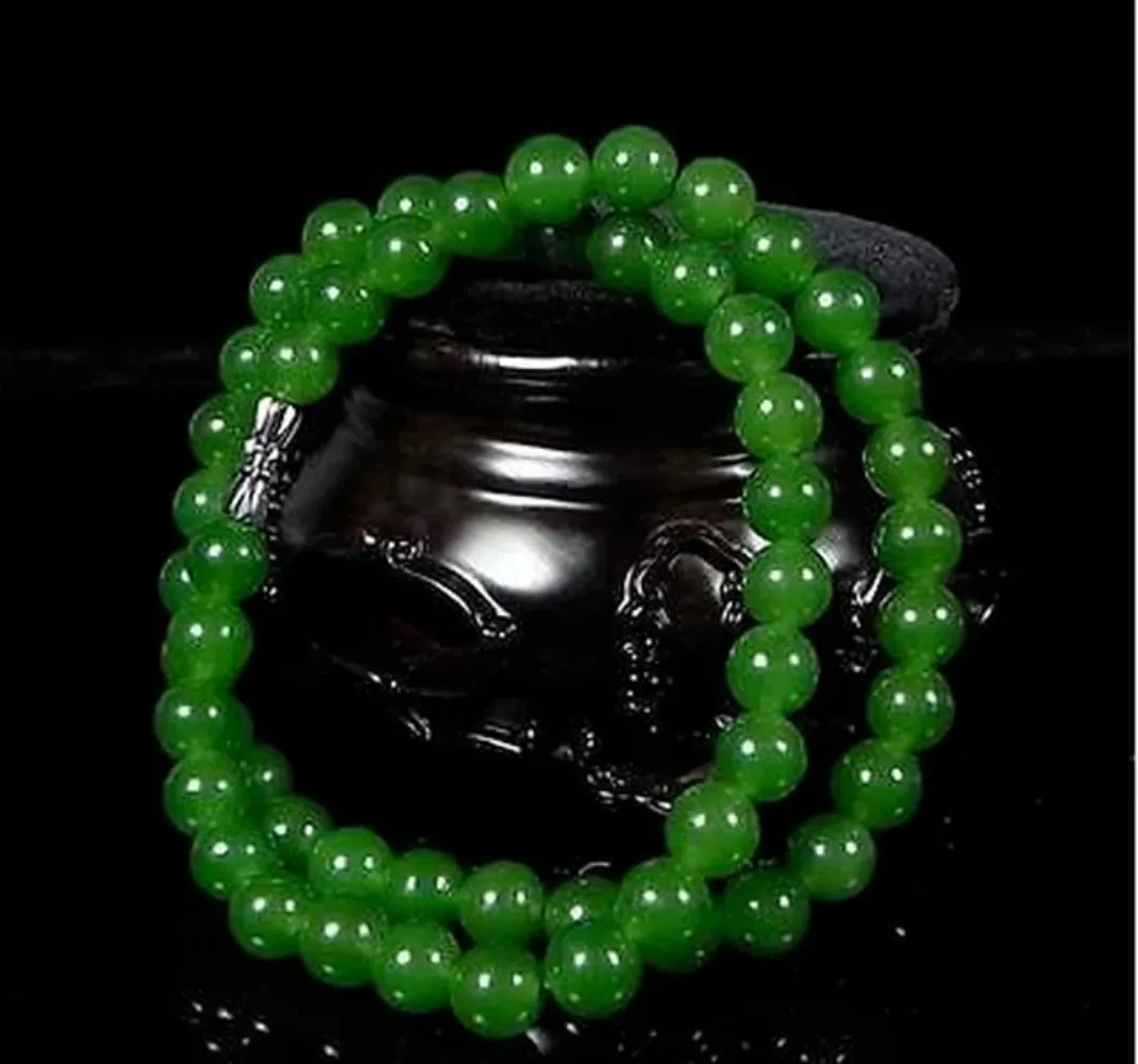 Genuine Natural Green Beads Ne - огляд і ціна Women And Men Fashion
