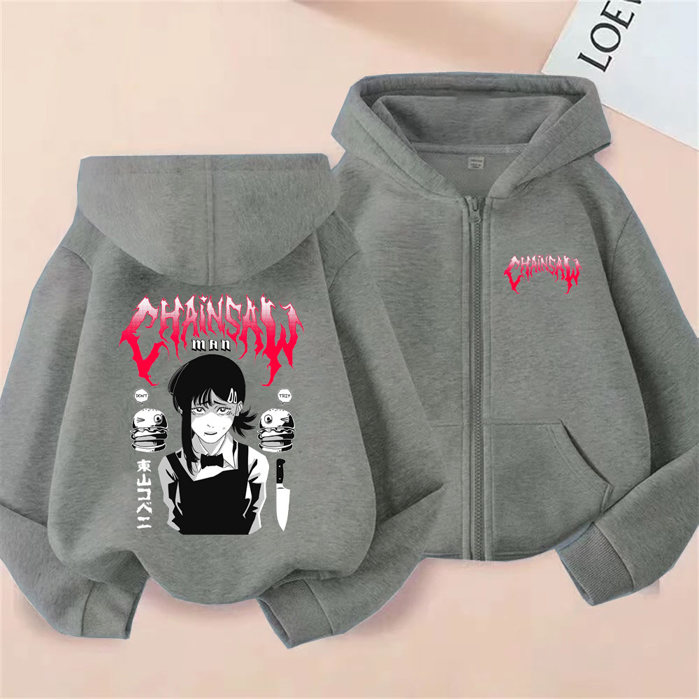 Custom Custom Anime Chainsaw M - огляд і ціна Women'S Fashion Zip Hoodie