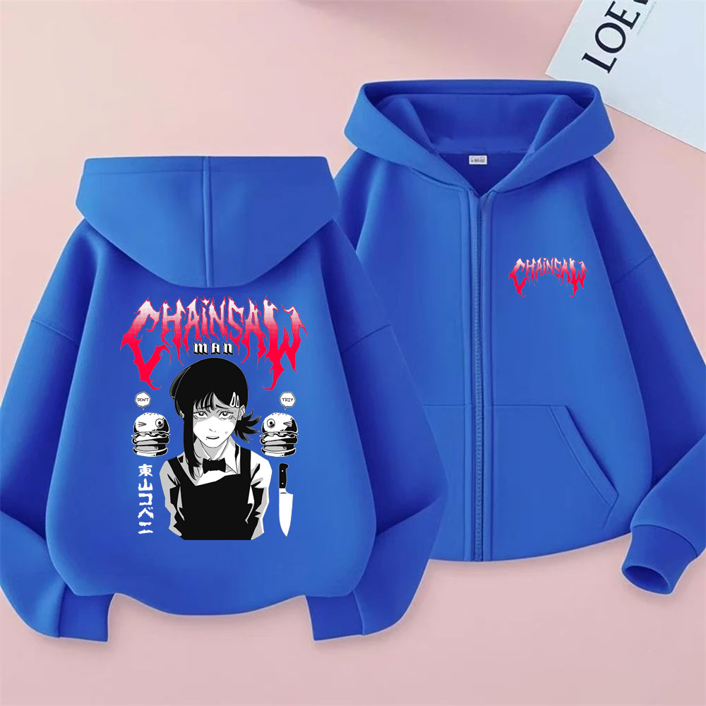 Custom Custom Anime Chainsaw M - огляд і ціна Women'S Fashion Zip Hoodie