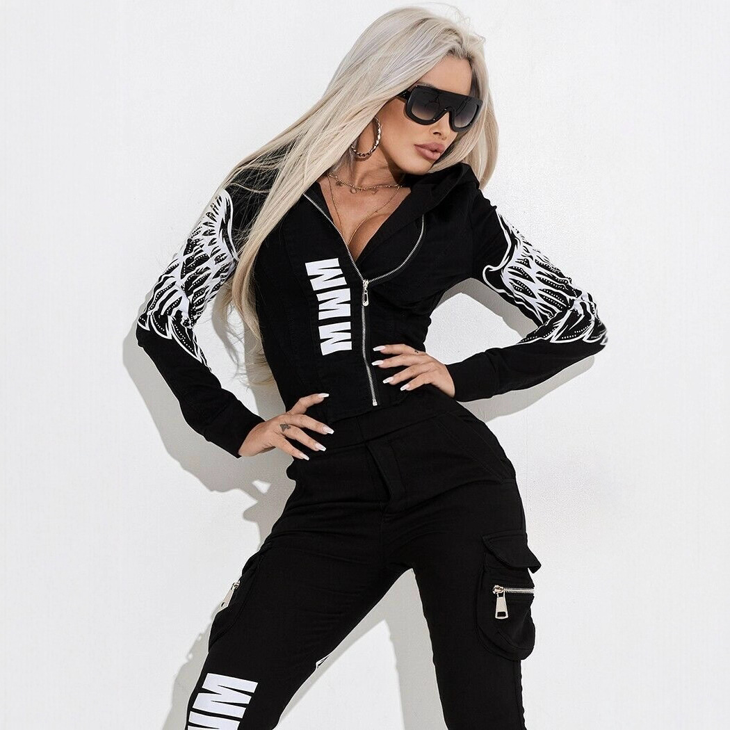 Fashion Tracksuit for Woman 20 - огляд і ціна Women'S Fashion Zip Hoodie