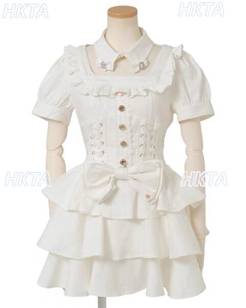 Japanese liz removable collar  - огляд і ціна Ruched Dress Mini
