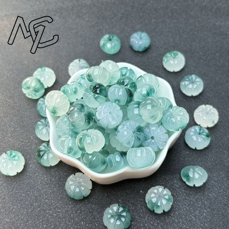 10pcs A Green Jade Pumpkin Bea - огляд і ціна Women And Men Fashion