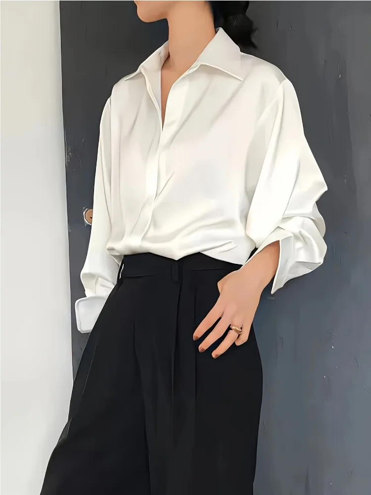 Plus Size Casual Women Silk Sh - огляд і ціна Women'S Fashion Essentials