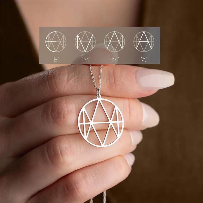 Personalized Logo Name Necklac - огляд і ціна Women Fashion Logo Design