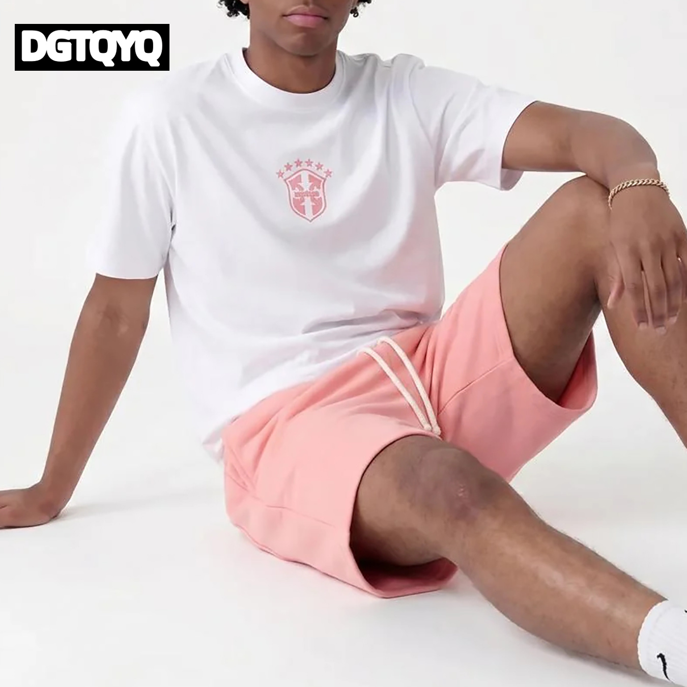 Man's Summer New Pink Embroide - огляд і ціна Women And Men Fashion
