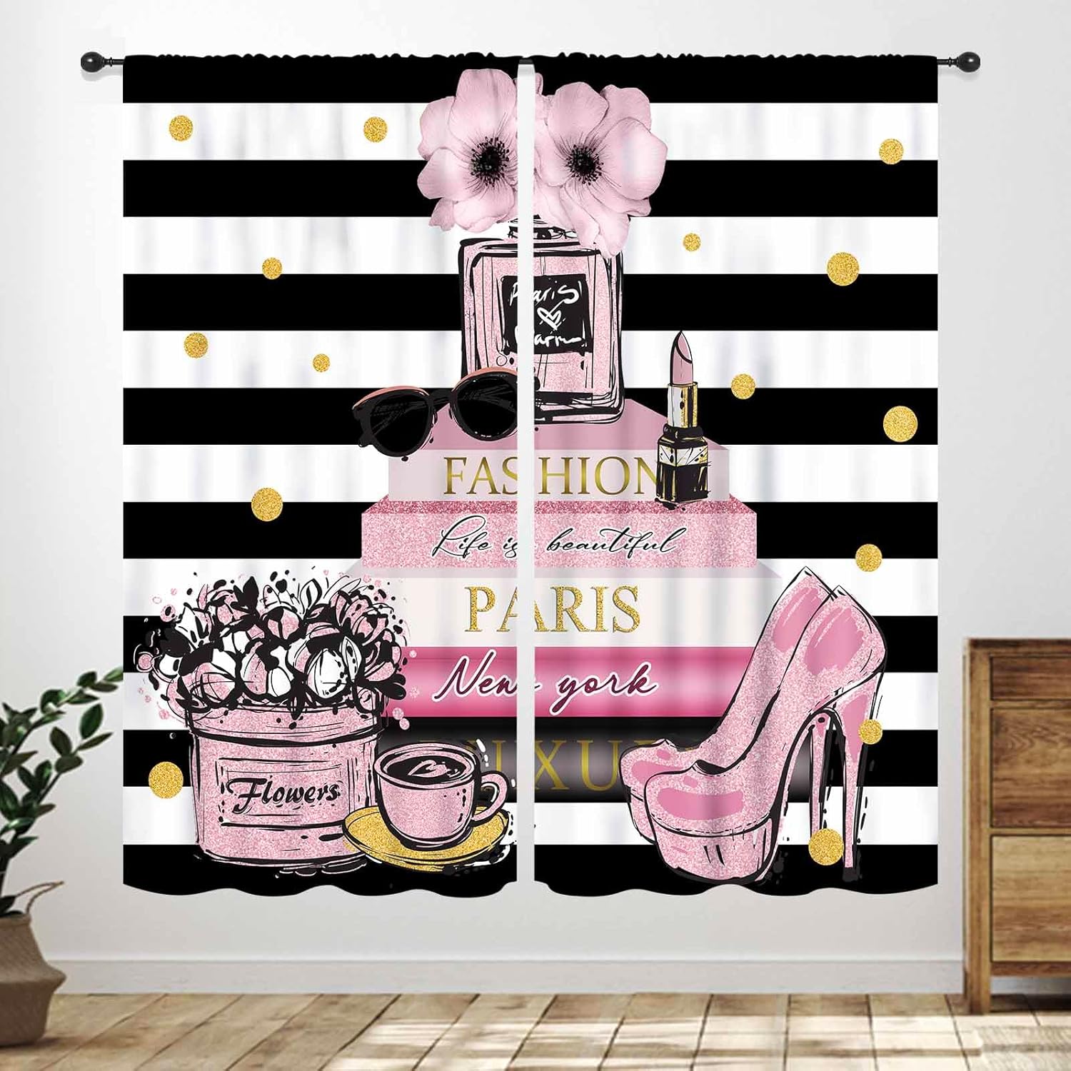 Pink Fashion Women Curtain for - огляд і ціна Women'S Fashion Magazines