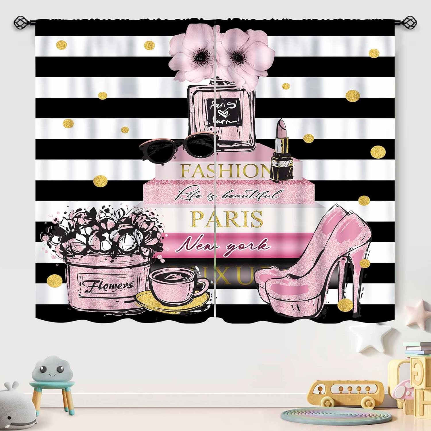 Pink Fashion Women Curtain for - огляд і ціна Women'S Fashion Magazines