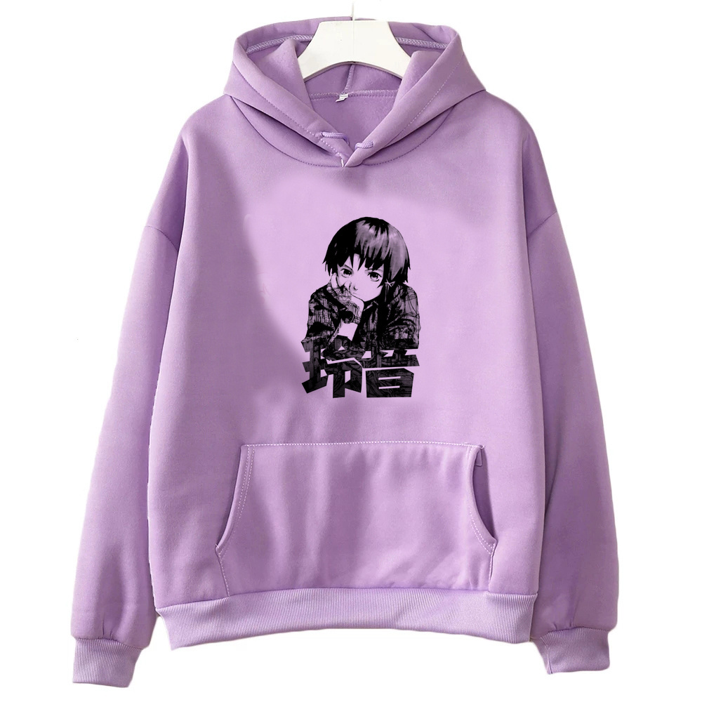 Lain hoodies women anime sweat - огляд і ціна Women'S Fashion Zip Hoodie