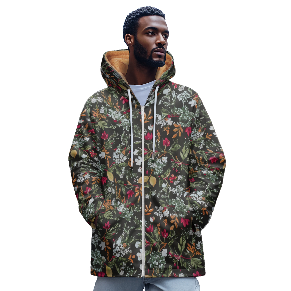 Luxury Flower 3D Printed Patte - огляд і ціна Women'S Fashion Zip Hoodie