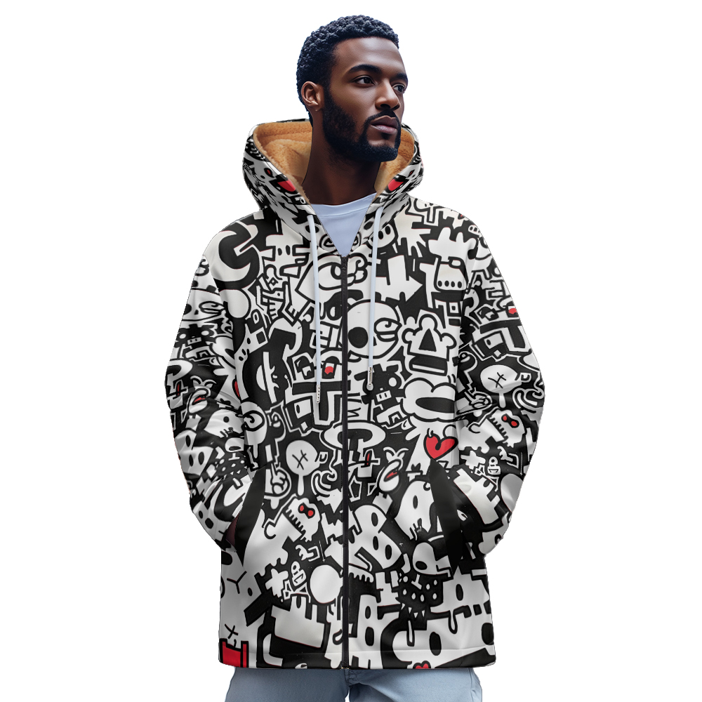 Luxury Flower 3D Printed Patte - огляд і ціна Women'S Fashion Zip Hoodie