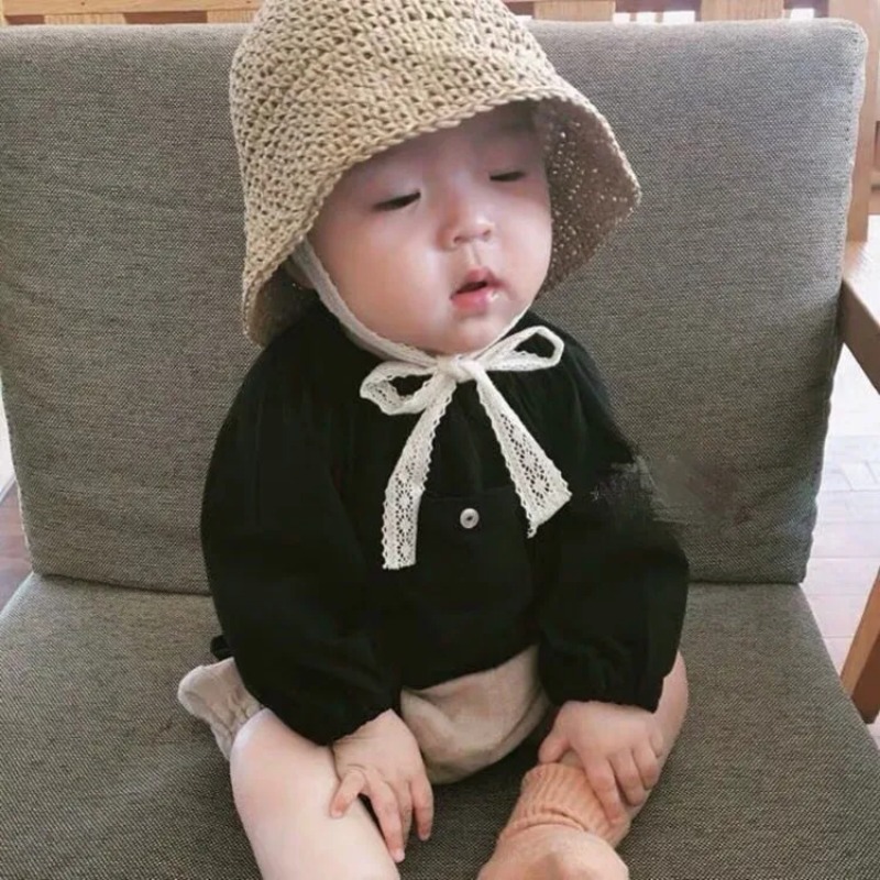 Summer Korean Baby Boy Girl St - огляд і ціна Straw Hat Summer