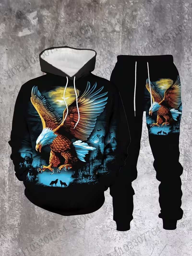 Autumn Winter Hoodie Pant Set  - огляд і ціна Women And Men Fashion