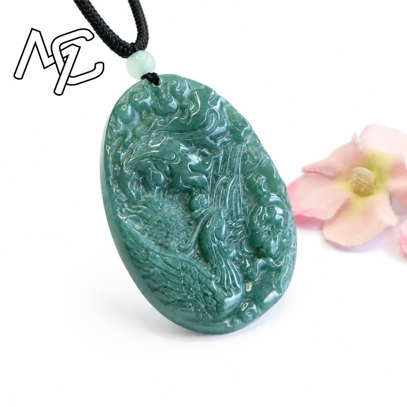 Real Natural Emerald Jade Blue - огляд і ціна Women And Men Fashion