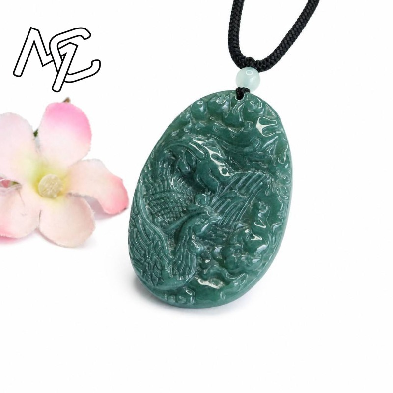 Real Natural Emerald Jade Blue - огляд і ціна Women And Men Fashion