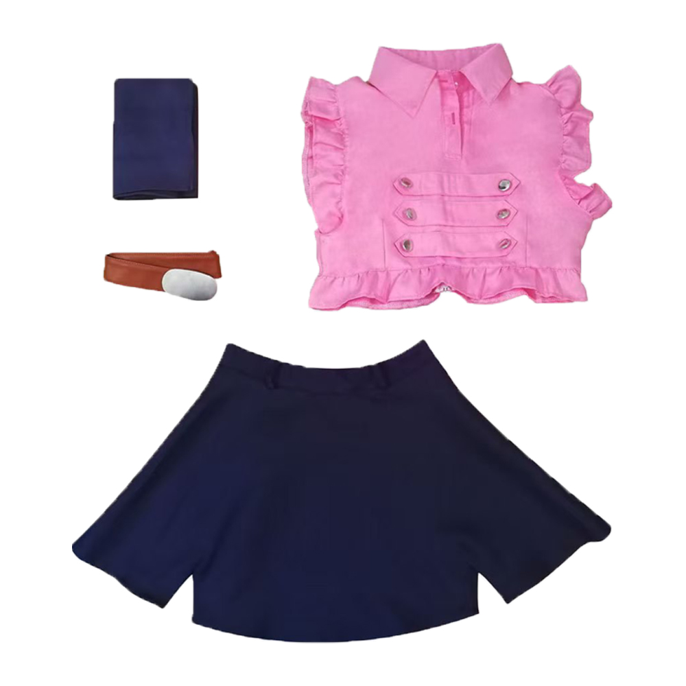 Elizabeth Liones Cosplay Costu - огляд і ціна Belted Shirt Dress