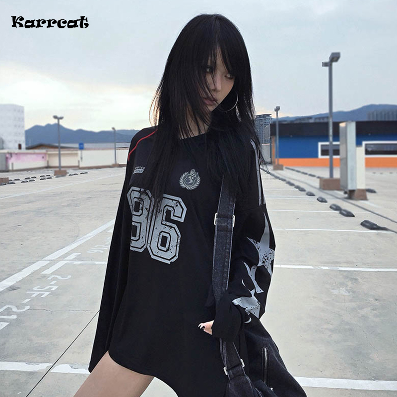 Karrcat Trashy Y2k Jersey Tops - огляд і ціна Women'S Fashion From The 90S