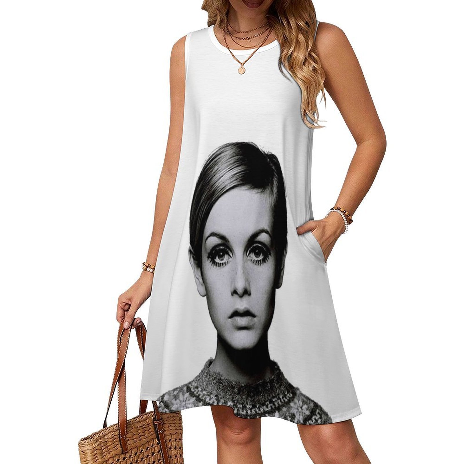Twiggy Sexy Vacation Dress For - огляд і ціна Women Fashion Icon