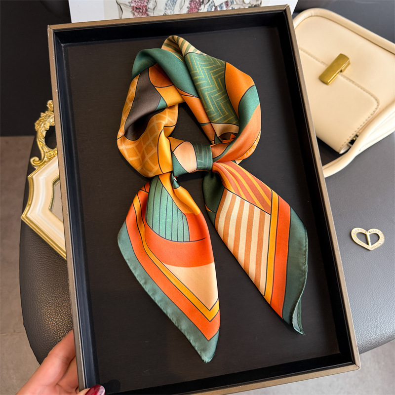 2026 New Geometry Print Silk S - огляд і ціна Women Fashion Necktie