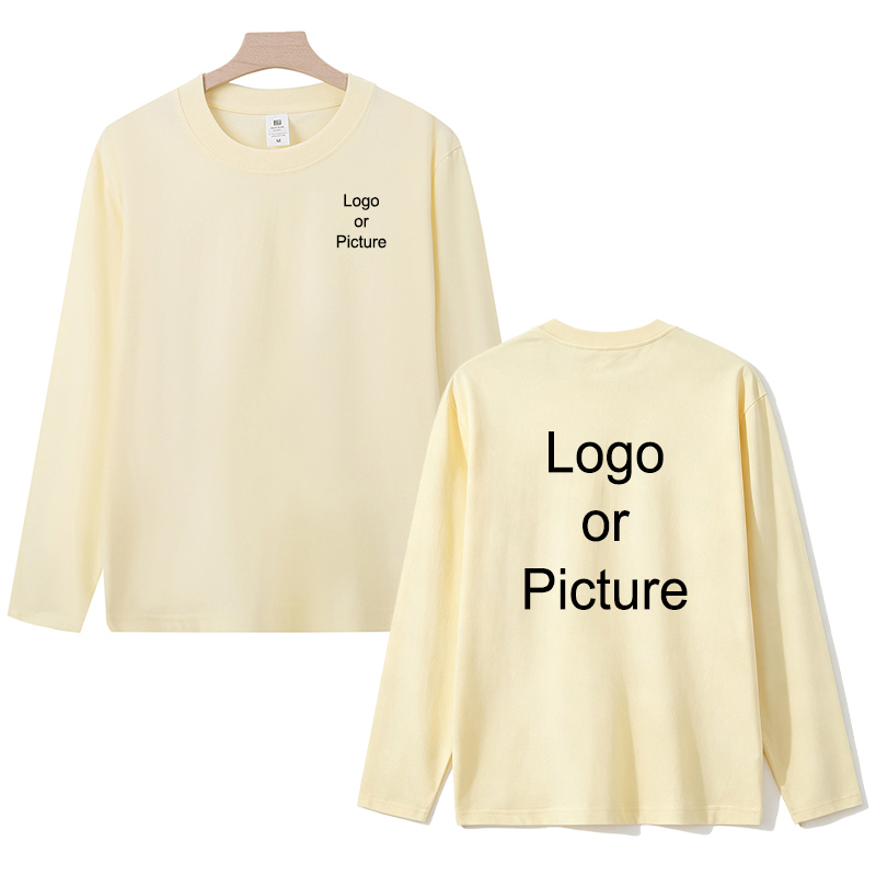 Customized Cotton Long Sleeve  - огляд і ціна Women And Men Fashion
