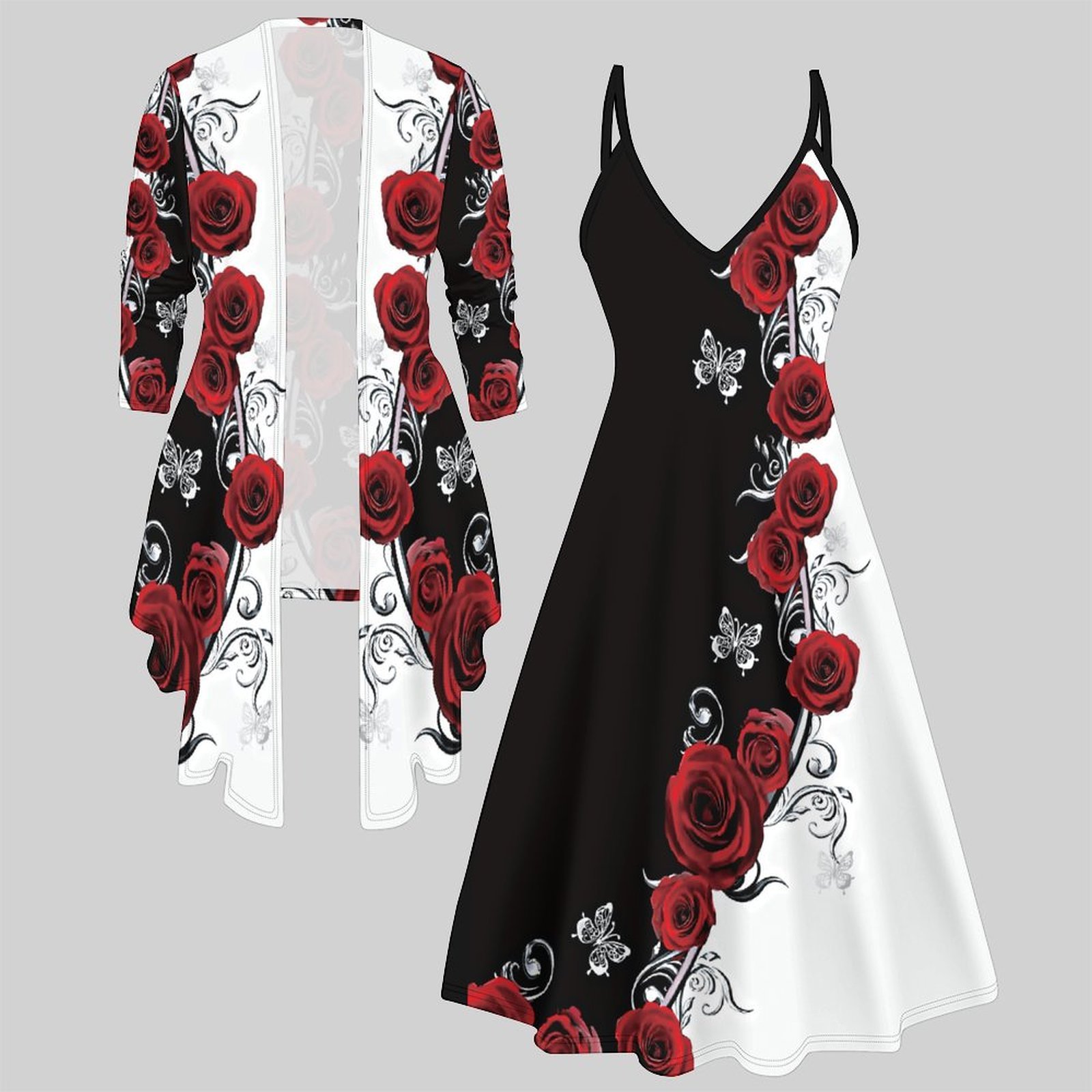 Print Two Piece Set Women Midi - огляд і ціна Women'S Fashion Essentials