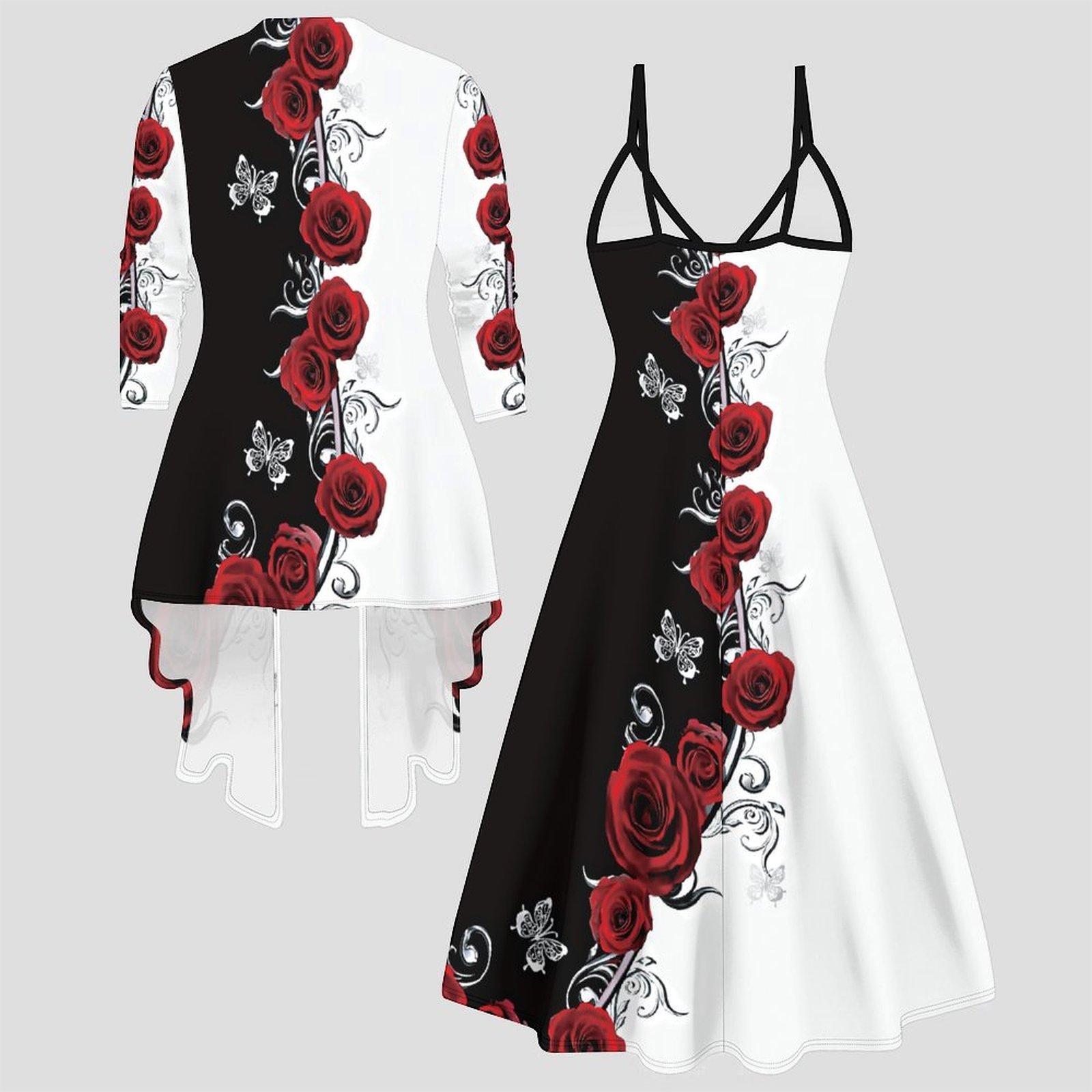 Print Two Piece Set Women Midi - огляд і ціна Women'S Fashion Essentials