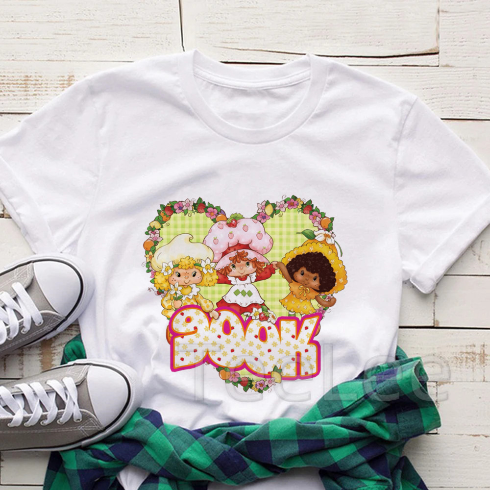 Vintage Strawberry Tshirt Wome - огляд і ціна Women'S Fashion From The 90S