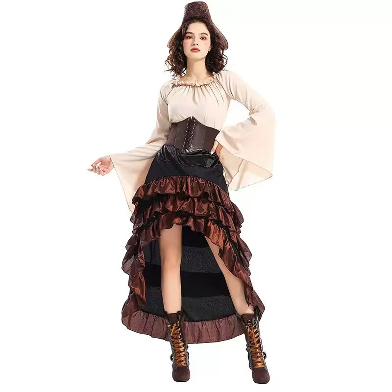 Movie Backrooms Captain Clark  - огляд і ціна Belted Shirt Dress