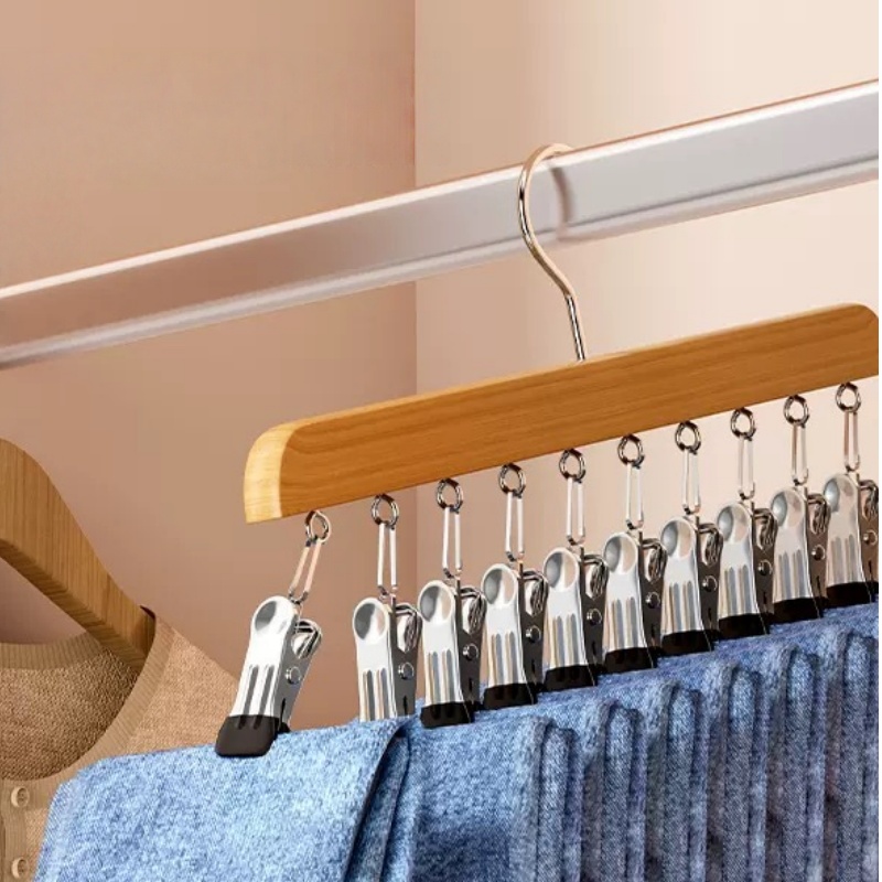 Pants Hanger with 10 Clothespi - огляд і ціна Belted Shirt Dress